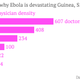 How the physician density in Guinea, Sierra Leone, and Liberia stacks up against war-torn countries like Afghanistan and Iraq.